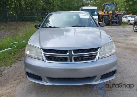 2014 Dodge Avenger Se из США, поврежденный, VIN 1C3CDZAB0EN112687